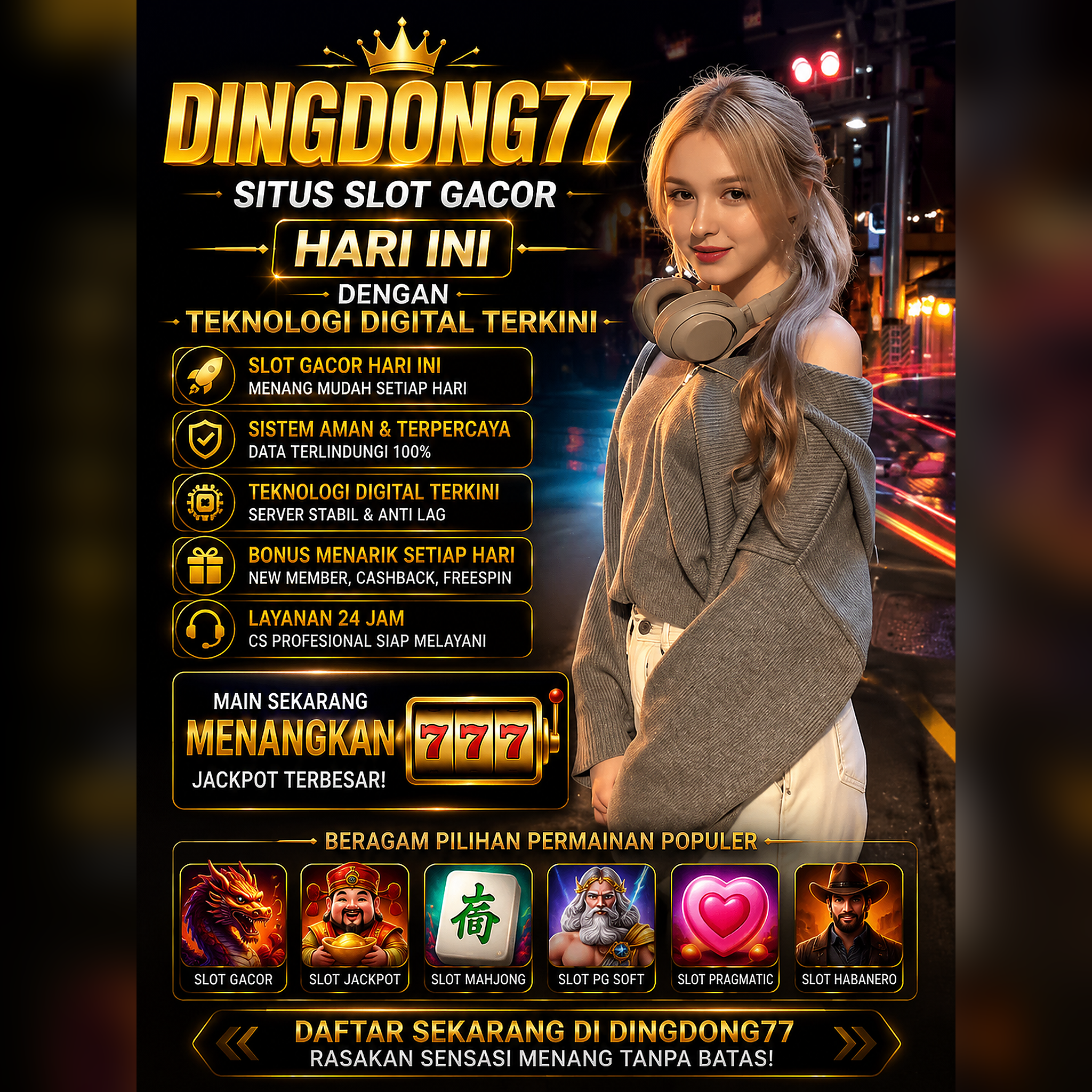 dingdong77  Situs Resmi Link Slot Gacor Gampang Menang Rezeki Hari Ini Terbaru