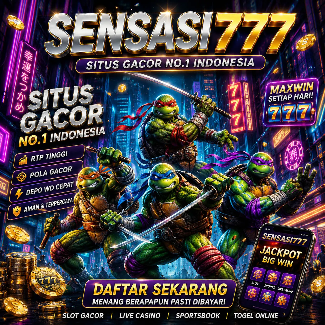 sensasi777  Platform Daftar Permainan Game Seru RTP Terbaik